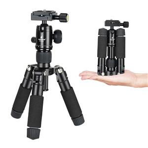 Mini Tripod for Camera and Cell Phone, 20 Inch Aluminum Short Desktop Tripod