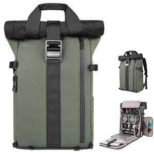 Camera Backpack for Photographer DSLR SLR Waterproof Camera Bag with 15.6inch Laptop Compartment